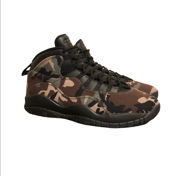 air jordan 10 retro woodland camo